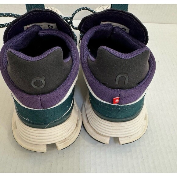 On Cloud Running Cloudnova Womens Shoe White 26.99811 Low Top Color Block Mesh 7 - Picture 4 of 10